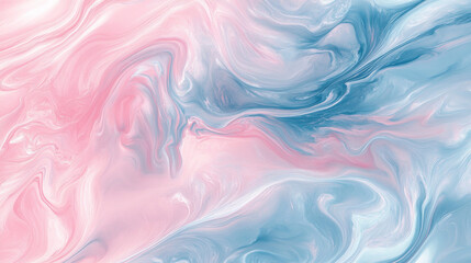 Fototapeta premium Abstract interpretation of ocean waves in soft pastel hues, fluid motion frozen in time, delicate lighting and high contrast