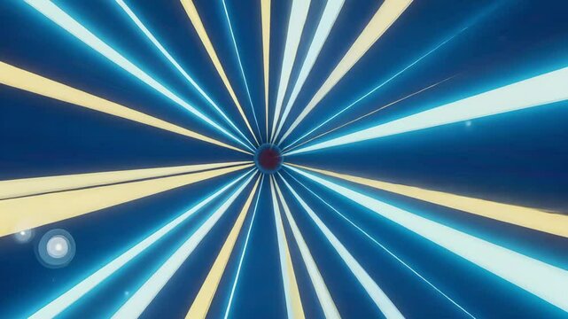 glowing abstract sun burst with digital lens flare. and create sunlight, optical flare, Abstract minimalist motion background. Loopable 4k