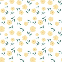 seamless pattern with flowers