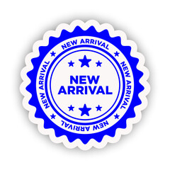 New Arrival Stamp Sticker