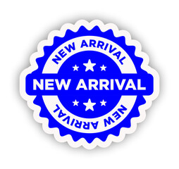 New Arrival Stamp Sticker