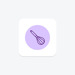 Whisk pentaglow, vector, pixel perfect, illustrator file