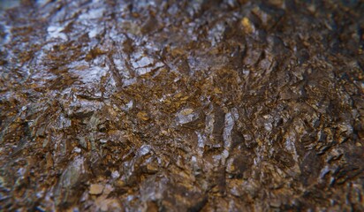 Stone texture, rock, reflective surface, natural background, 3D illustration