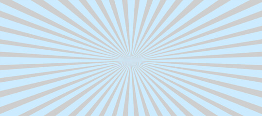 Blue and grey sunburst background	
