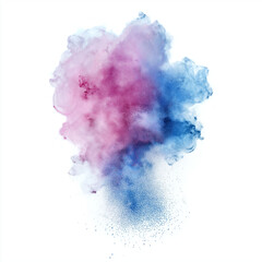 Fototapeta premium Explosive Display of Holi Festival Colors in the Air During Celebration