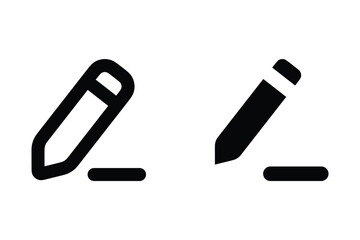 Edit icon. writing sign. for mobile concept and web design. vector illustration