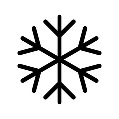 Snowflake, Ice Icon Vector Logo Design Template. icon on white background