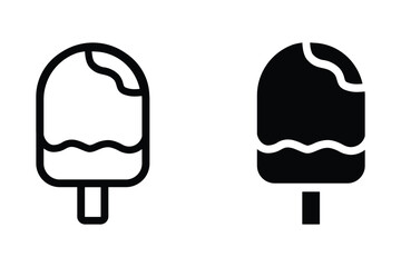Popsicle icon. sign for mobile concept and web design. vector illustration