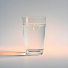 Glass of water AI generated
