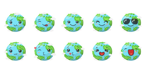 Earth Emoji Illustration