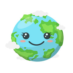 Earth Emoji Illustration