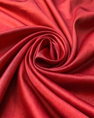 Fototapeta premium An image of a red fabric taken vertically. It works well as a backdrop.