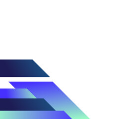 Gradient Geometric Business Corner