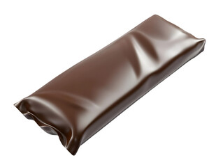 A delicious chocolate bar wrapped in glossy foil, perfect for satisfying sweet cravings anytime.