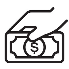 Money Saving Line Icon