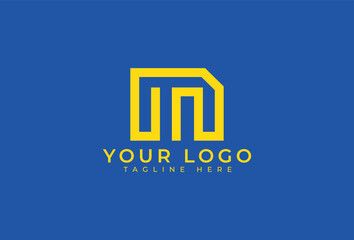 Obraz premium Initial Letter M Logo Design Element