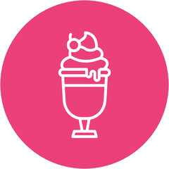 Ice Cream Sundae Icon