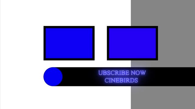 box unsubscribe with cursor button animation. internet website button. With optional luma mattes.