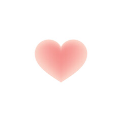 pink heart vector