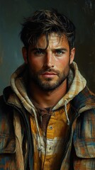 A person wearing a hoodie, unknown identity