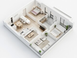 Modern Apartment Floor Plan (9)
