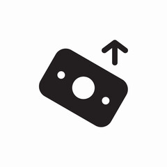 cash out profit Transfer receive icon vector sign