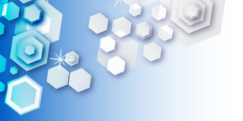 The Intersection of Geometry and Technology: Delving into the Abstract World of 3D Hexagonal Grids Set Against Monochromatic Digital Backdrops