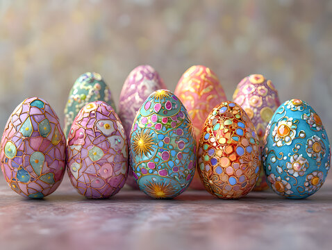 Colorful Easter Eggs