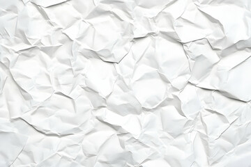 Obraz premium White Crumpled Paper Texture Abstract Backgrounds