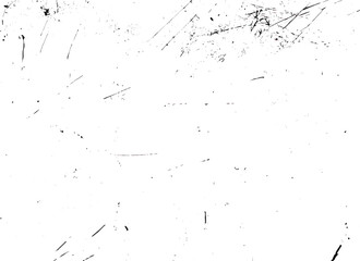 Abstract black scratch marks on a white surface, creating a grunge and distressed texture effect.
