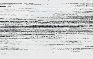 Abstract grunge texture with horizontal glitch lines and noise. Ideal for backgrounds and designs.