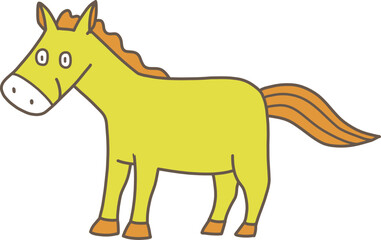 cute horse　可愛いウマ