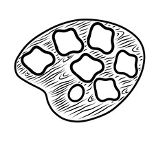 line art pallet