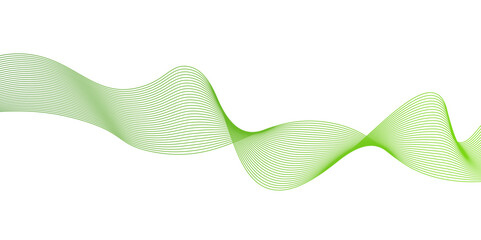 Shining green wave lines pattern for banner,Abstract green wavy lines. Colorful vector background.cover, banner,White green Abstract Wallpaper. Abstract back,green wave lines on white background,