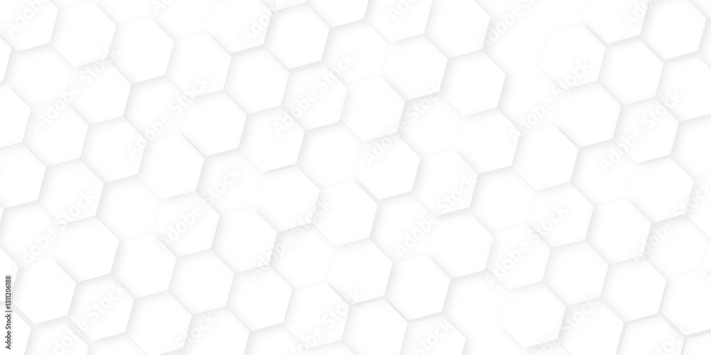 Poster seamless pattern with hexagons. abstract hexagon shapes,abstract hexagonal mesh cell surface polygon