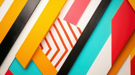 Fototapeta premium Colorful Geometric Design Background
