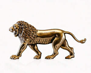  lion from Ishtar gate Babilon isolated on white