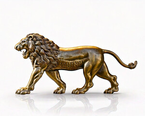  lion from Ishtar gate Babilon isolated on white