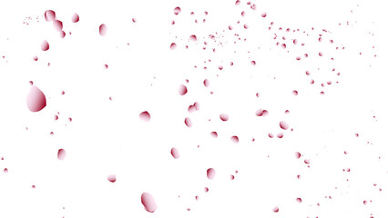 Fototapeta premium 桜吹雪：桜の花びらイラスト