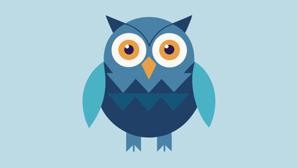 Fototapeta premium TwoHeaded Owl Concept An imaginative take on a confused owl with two heads facing opposite directions. One head has wide eyes expressing confusion while the other looks calm and
