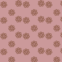 seamless pattern with flowers