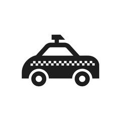 Taxi Service Vehicle Icon