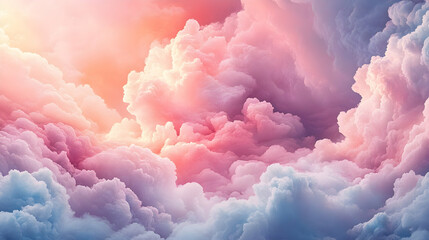 Colorful Cloudscape, Radiant Sunrise
