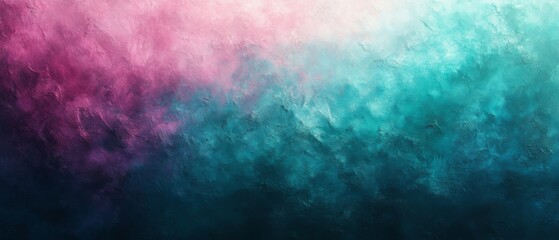 Abstract Teal and Pink Textured Background