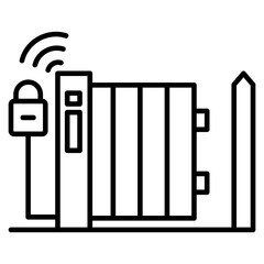 Gate Outline Icon