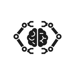 AI Brain Robotics Icon