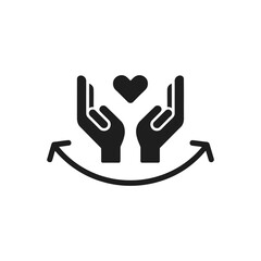 Uplifting Hand Support icon