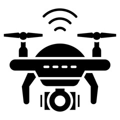 Drone Glyph Icon