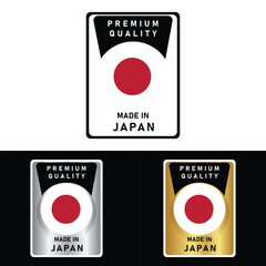 Made in Japan Badge Tag Seal 100% Organic Made with Love