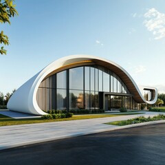 An engineer marking a construction site plan against urban landmarks.